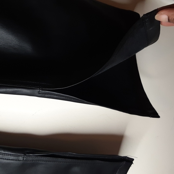 ZARA faux leather flared slim pants - Picture 10 of 10